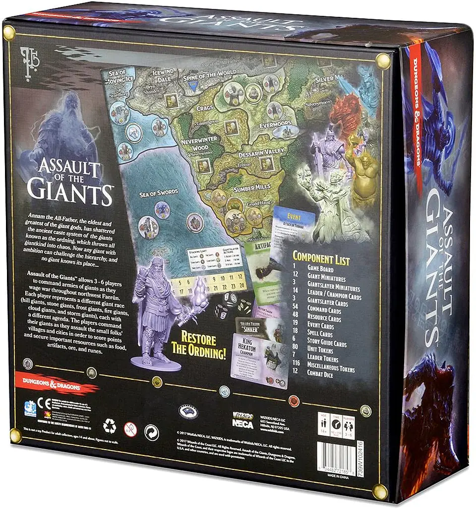 D&D Boardgame: Assault of the Giants (Inglés) 2