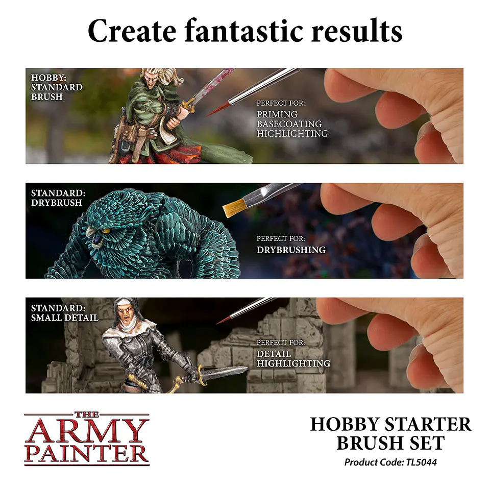 Set de Pinceles: Hobby Starter Brush Set (2019) 2
