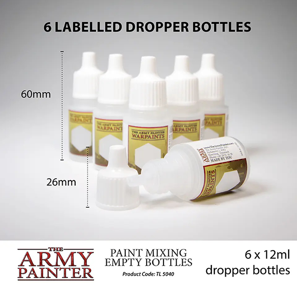 Botellas vacías para mezclar pinturas - Paint Mixing Empty Bottles (2019) 2