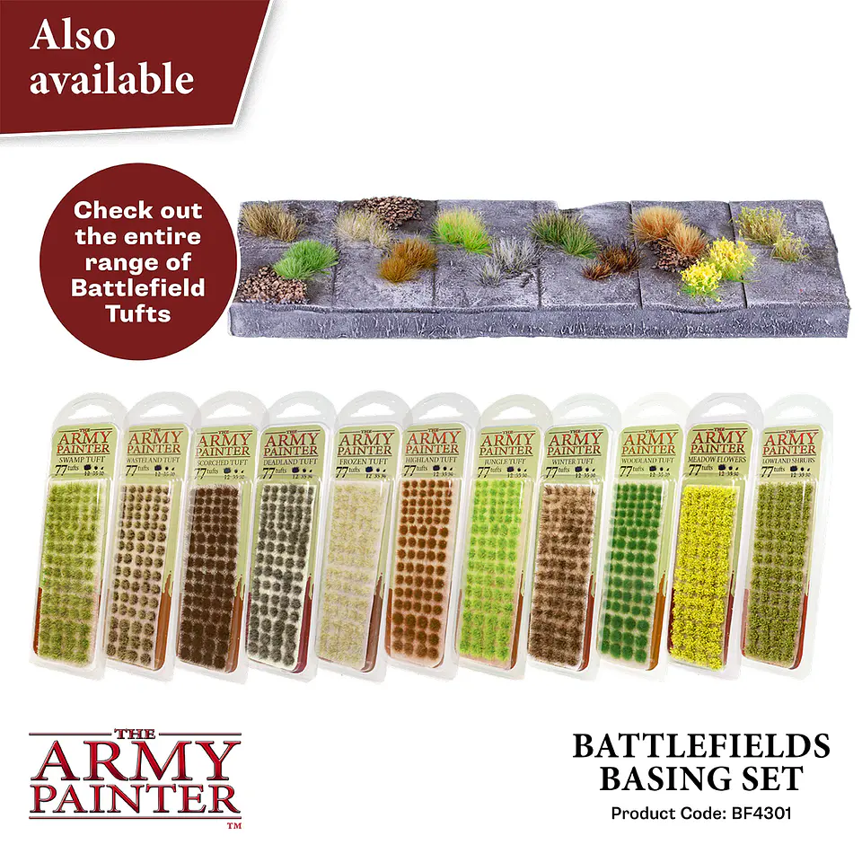 Kit para escenografías de bases - Battlefields Basing Set 2