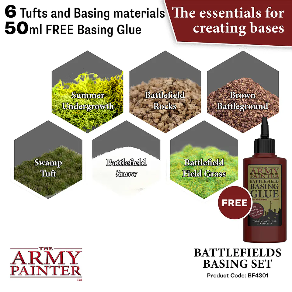 Kit para escenografías de bases - Battlefields Basing Set 3