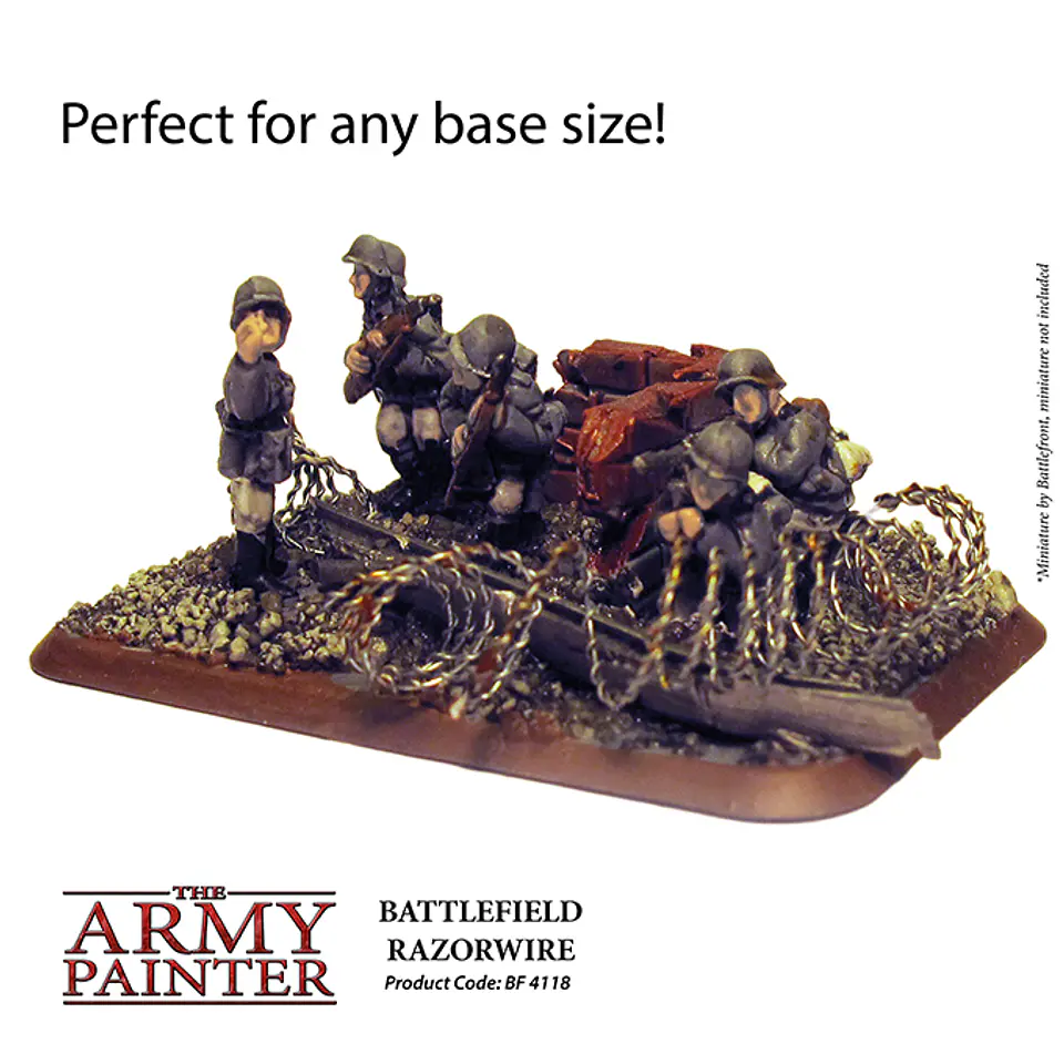 Base: Alambre de púas del campo de batalla - Basing: Battlefield Razorwire 3