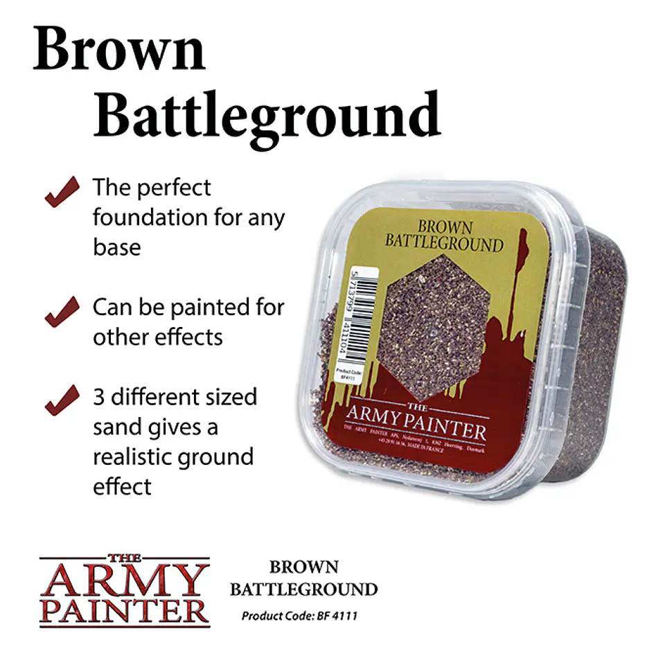 Base: Campo de batalla marrón - Basing: Brown Battleground 1