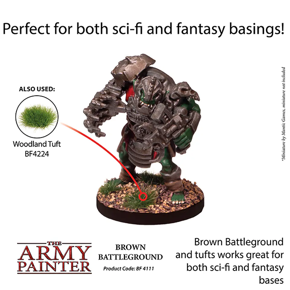 Base: Campo de batalla marrón - Basing: Brown Battleground 4