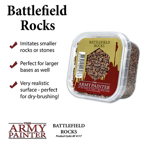Base: Rocas del campo de batalla - Basing: Battlefield Rocks