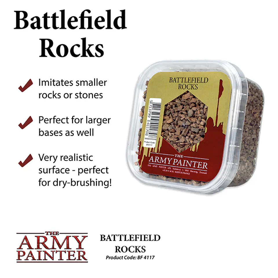 Base: Rocas del campo de batalla - Basing: Battlefield Rocks 1