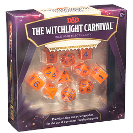 Set de dados D&D The Witchlight Carnival (11 dados de varios lados)