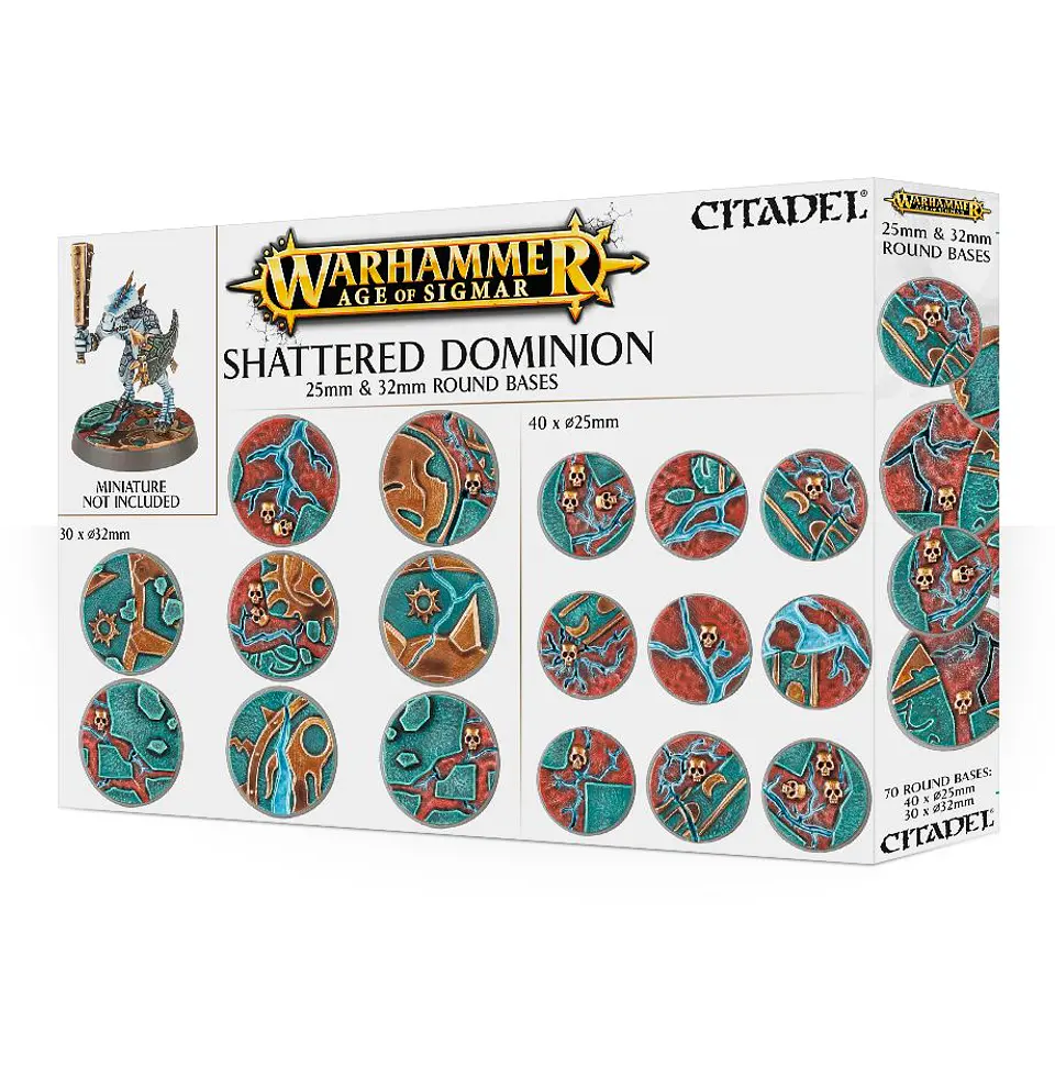 Peanas redondas Shattered Dominion 25 y 32 mm 1