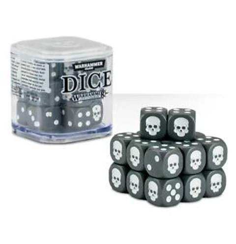 Juego de 20 dados de 12mm (Gris)