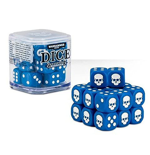 Juego de 20 dados de 12mm (Azul)
