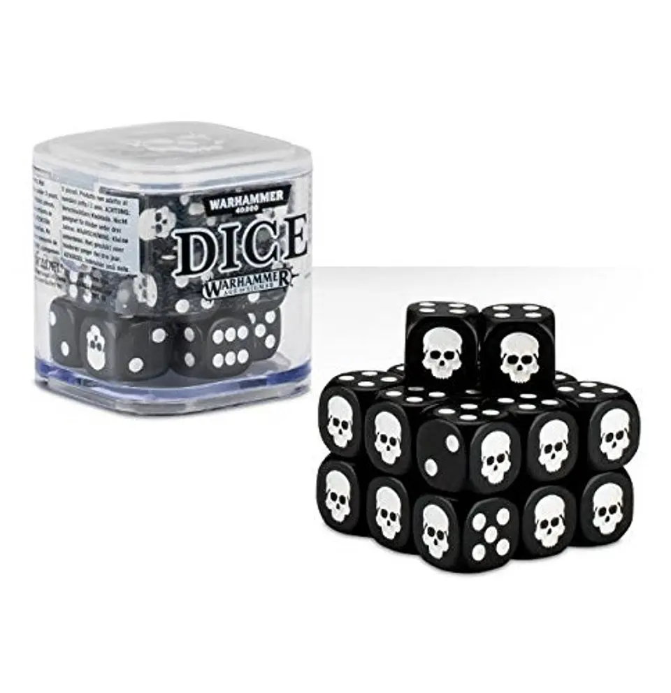 Juego de 20 dados de 12mm (Negro) 1
