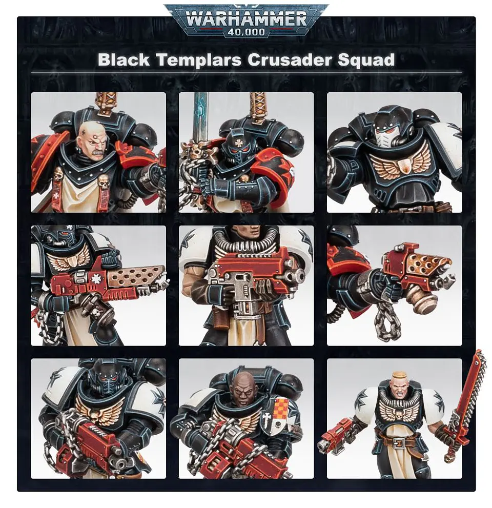 Black Templars: Primaris Crusader Squad - Escuadra de Cruzados 2