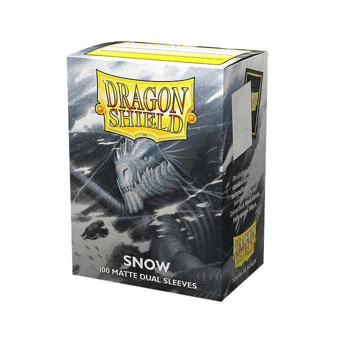 Protectores Dragon Shield Dual Matte - Snow (x100) 1