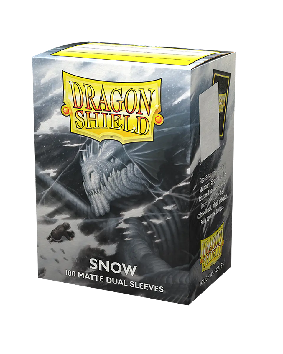 Protectores Dragon Shield Dual Matte - Snow (x100) 1