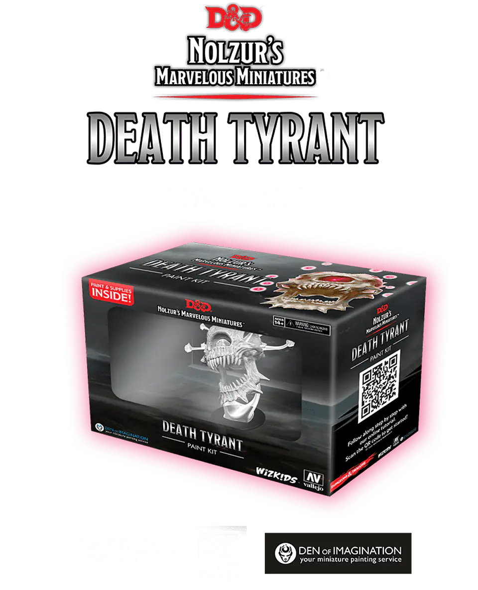 D&D Nolzur's Marvelous Miniatures: Paint Night Kit - Death Tyrant 2