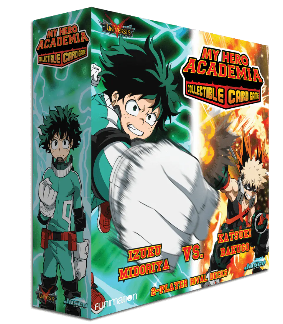My Hero Academia Collectible Card Game - Izuku Midoriya vs. Katsuki Bakugo 2-Play Rival Decks 1