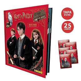 Álbum Tapa Dura Harry Potter Antology Magos y Brujas + 25 Sobres