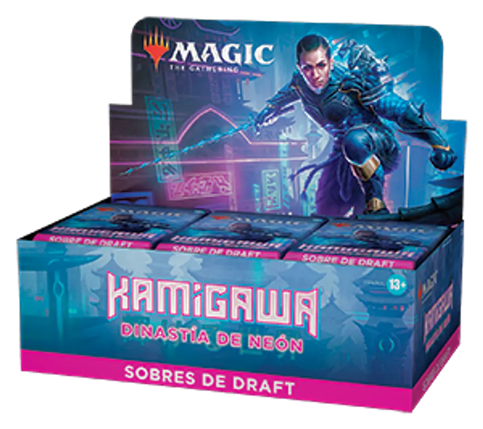 Caja de sobres Draft Kamigawa: Dinastía de Neón (Español) 1