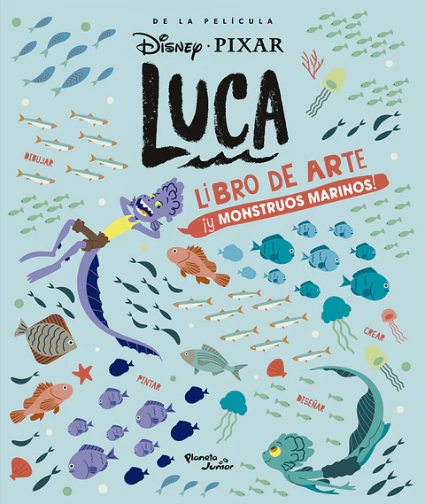Luca, Libro de Arte ¡Y Monstruos Marinos!