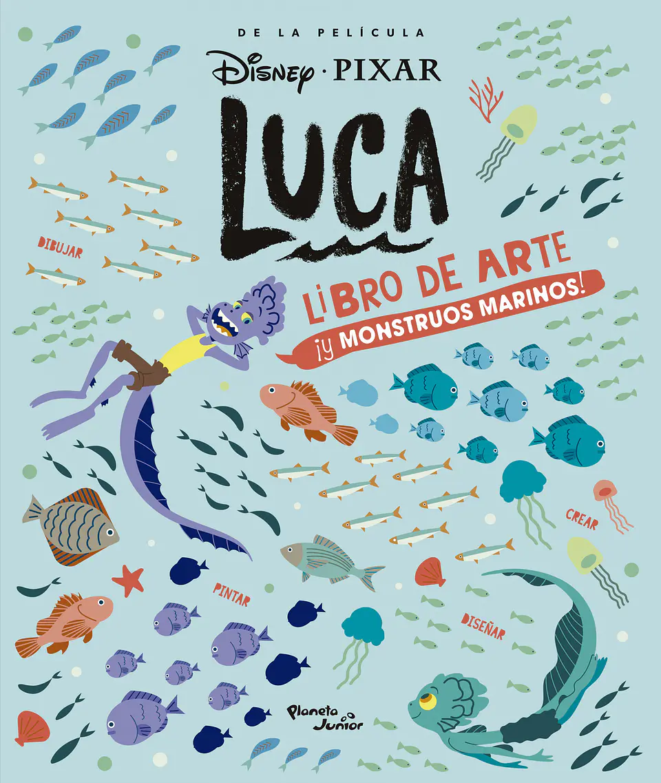 Luca, Libro de Arte ¡Y Monstruos Marinos! 1