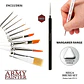 Set de Pinceles: Wargames Mega Brush Set (10 pinceles) - Miniatura 3