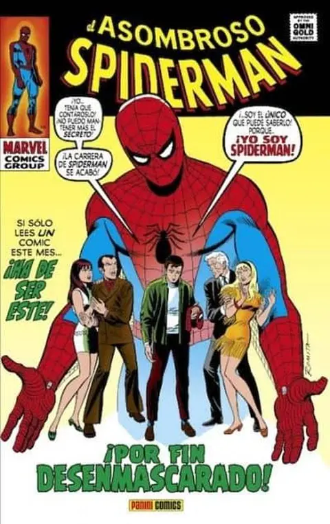 El Asombroso Spiderman ¡Por Fin Desenmascarado! - Marvel Gold