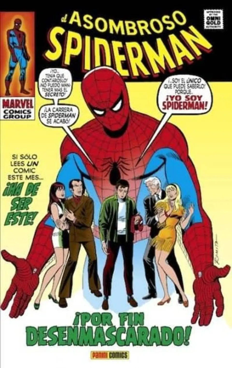 El Asombroso Spiderman ¡Por Fin Desenmascarado! - Marvel Gold 1