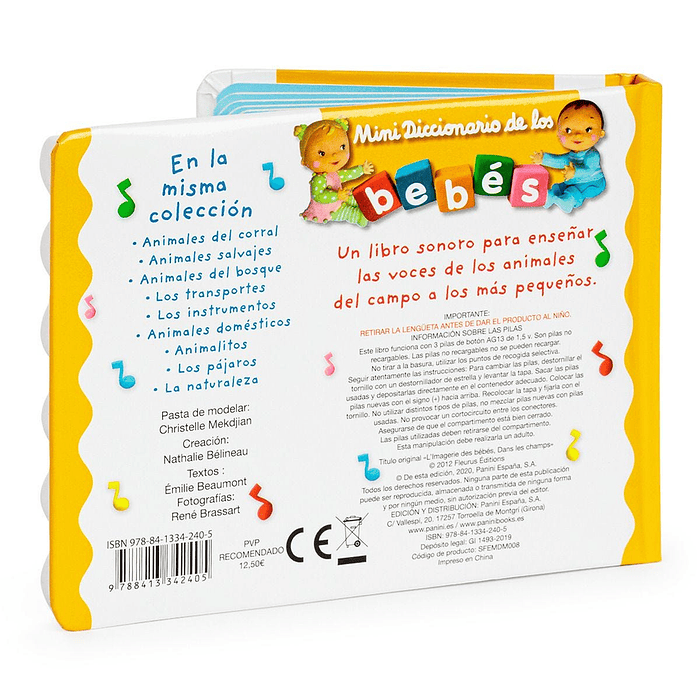 Mini Diccionario de los Bebés - Animales del Campo Musical 2