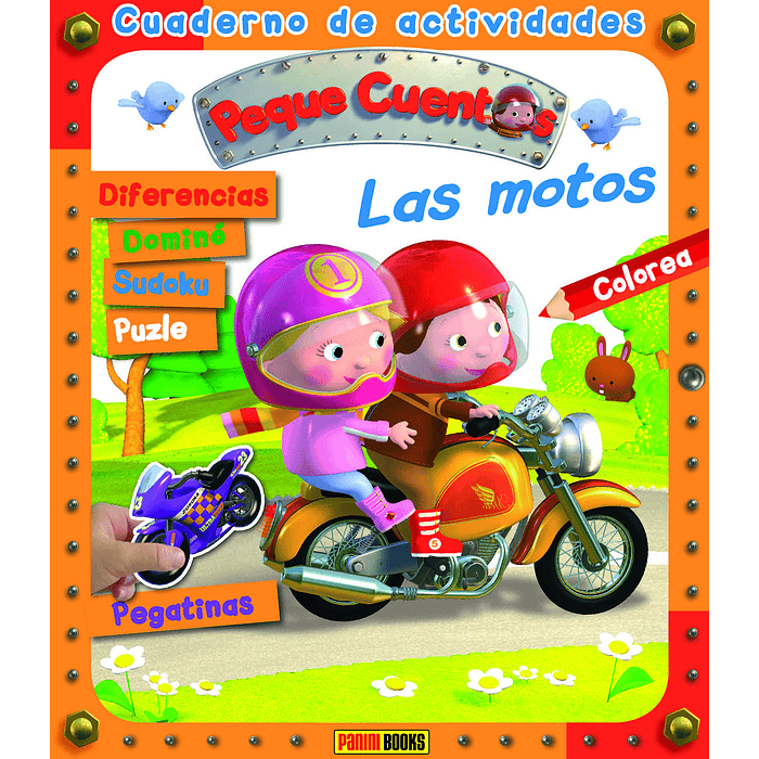 Peque Cuentos, Cuaderno de Actividades - Las Motos