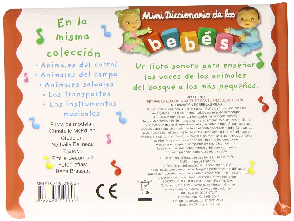 Mini Diccionario de los Bebés - Los Animales Del Bosque, Musical 2