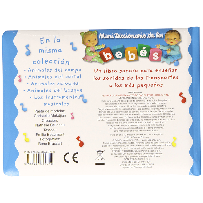 Mini Diccionario de los Bebés - Los Transportes, Musical 2