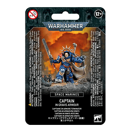 Space Marines: Captain in Gravis Armour - Capitán en Armadura Gravis 