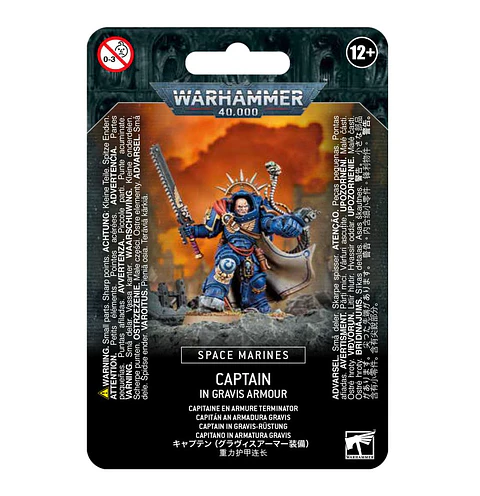 Space Marines: Captain in Gravis Armour - Capitán en Armadura Gravis 