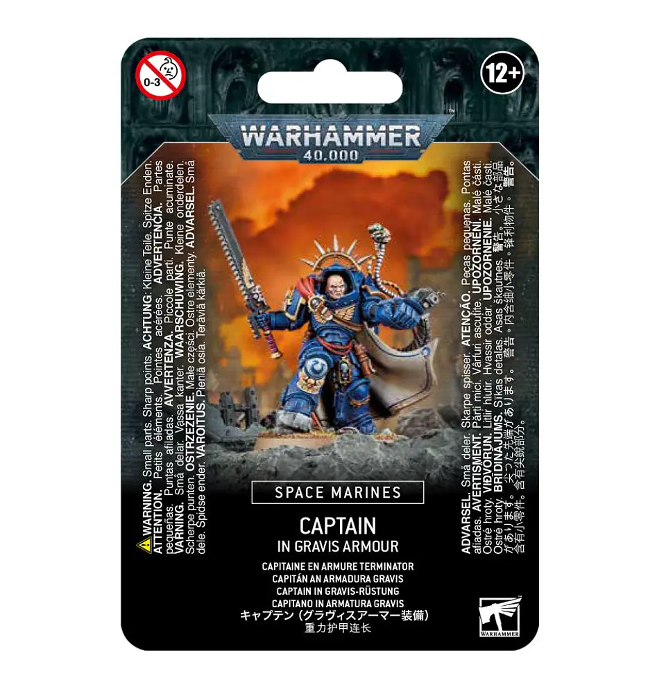 Space Marines: Captain in Gravis Armour - Capitán en Armadura Gravis  1