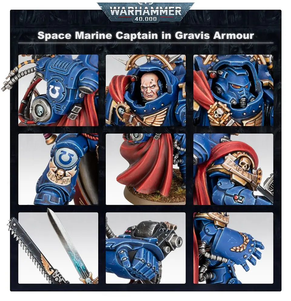 Space Marines: Captain in Gravis Armour - Capitán en Armadura Gravis  4