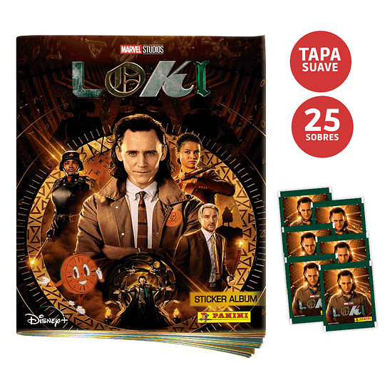 Álbum Loki + 25 sobres