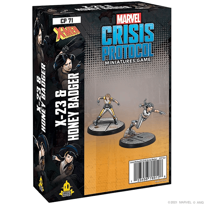 Marvel Crisis Protocol X-23 & Honey Badger Character Pack 1