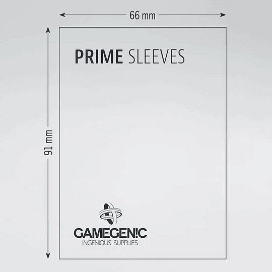 Protectores Gamegenic - Prime Naranjo (x100)