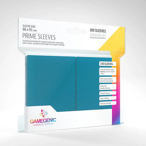Protectores Gamegenic - Prime Azul (x100)