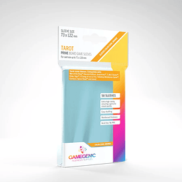 Protectores Gamegenic - Tarot Prime Transparente 73x122 mm (x50) 