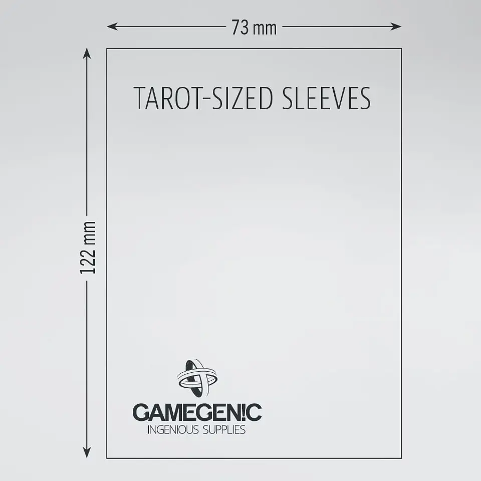 Protectores Gamegenic - Tarot Prime Transparente 73x122 mm (x50)  3