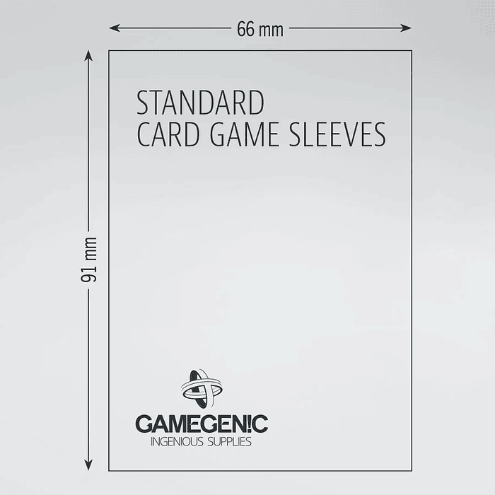 Protectores Gamegenic - Prime standard Transparente 66 x 91 mm (x50) 3
