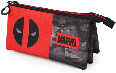 Estuche Portatodo Triple Deadpool - Línea Revel 