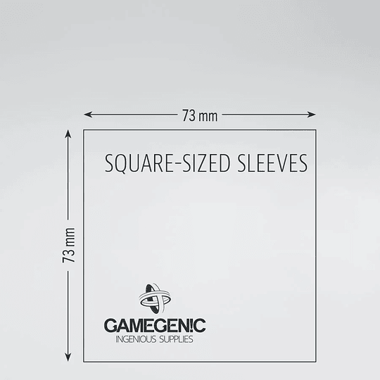 Protectores Gamegenic Square - Transparente Matte 73x73mm (x50)