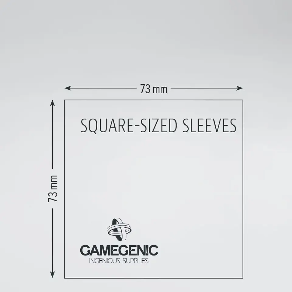 Protectores Gamegenic Square - Transparente Matte 73x73mm (x50) 3