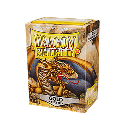 Protectores Dragon Shield Matte - Dorado (x100)