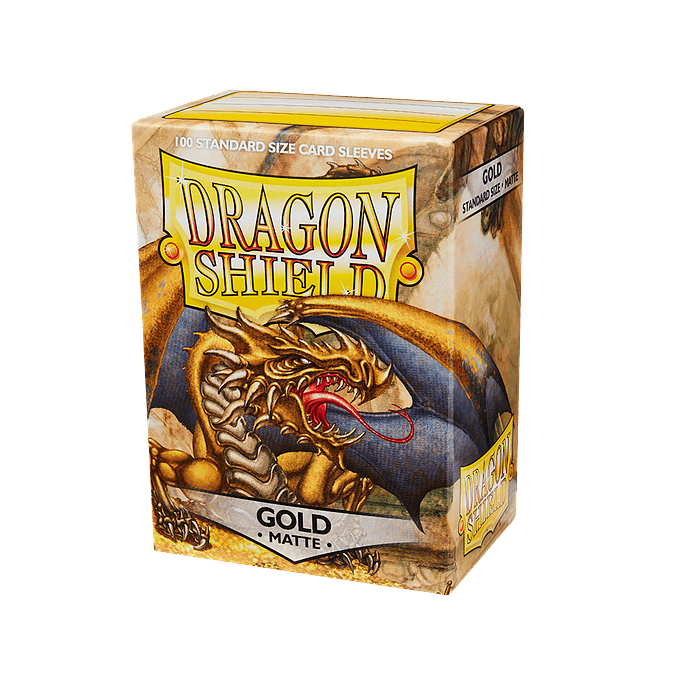 Protectores Dragon Shield Matte - Dorado (x100) 1