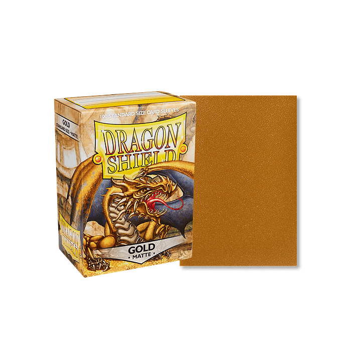 Protectores Dragon Shield Matte - Dorado (x100) 2