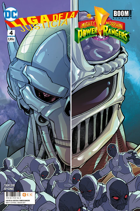 Liga de la Justicia/Power Rangers Núm.04 (ECC) 
