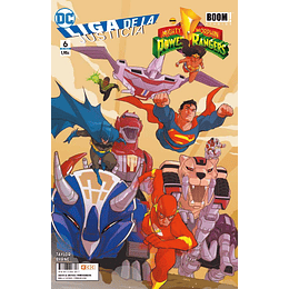 Liga de la Justicia/Power Rangers Núm.06 (ECC) 